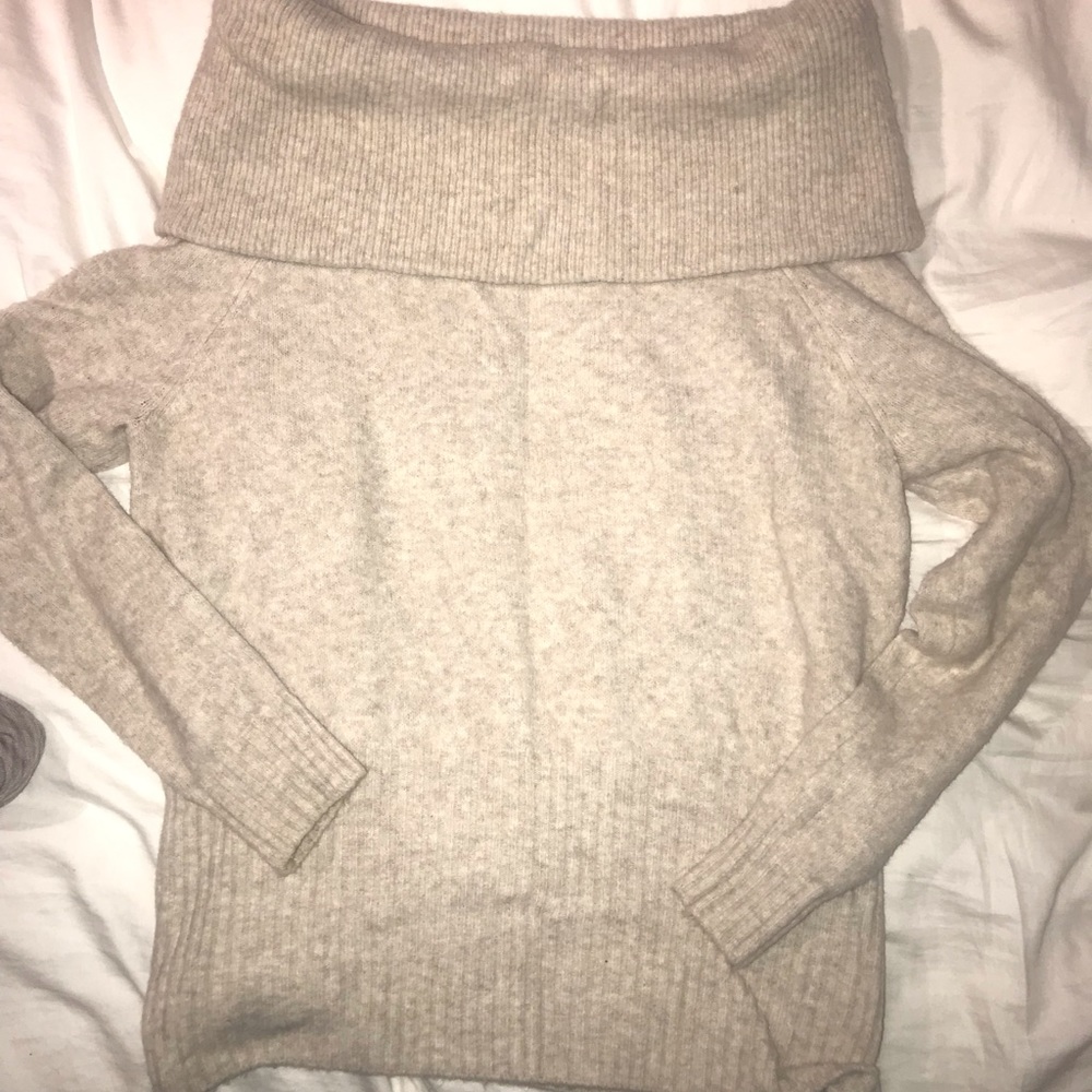 off the shoulder sweater